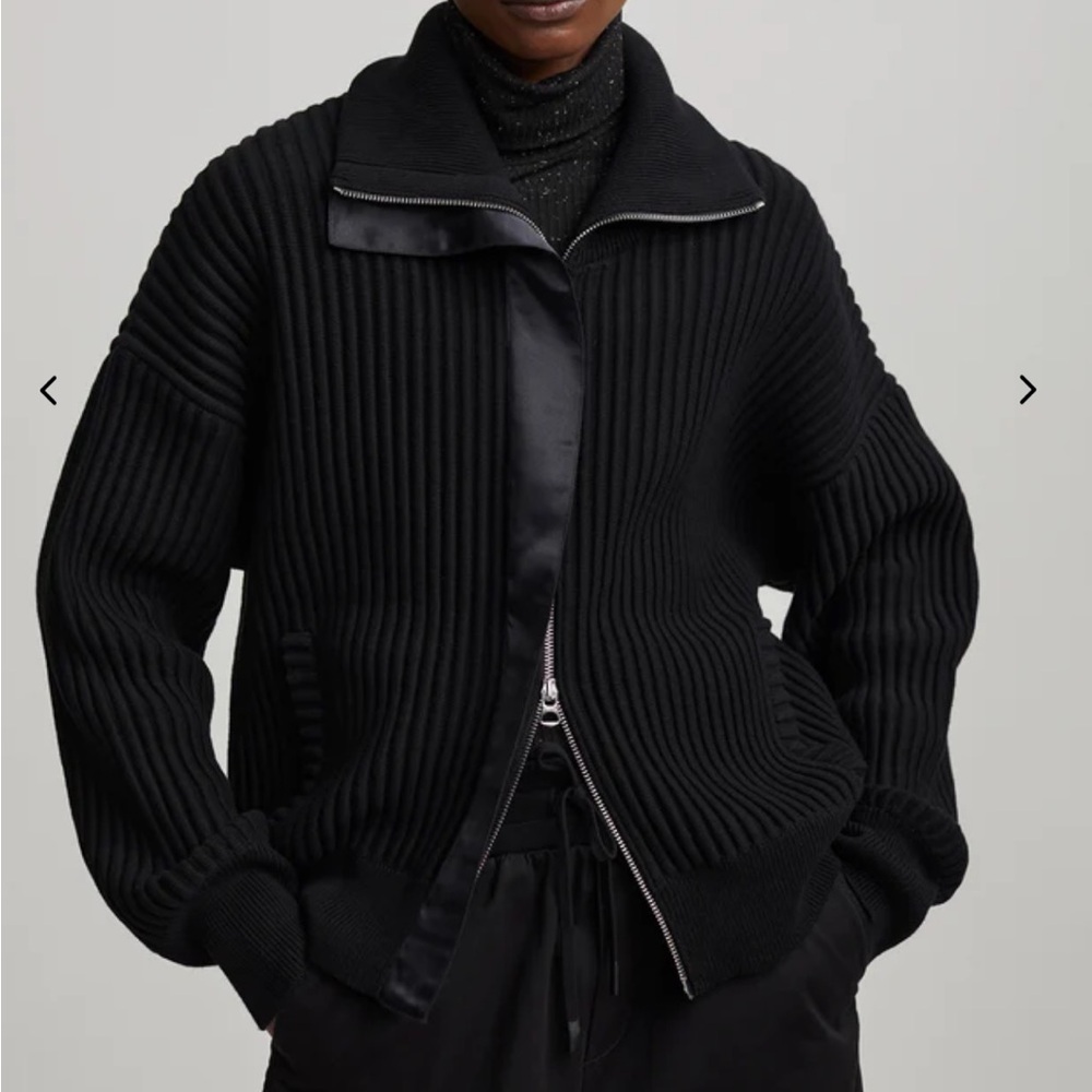 Varley Doncaster Ottoman Knit Sweater Jacket